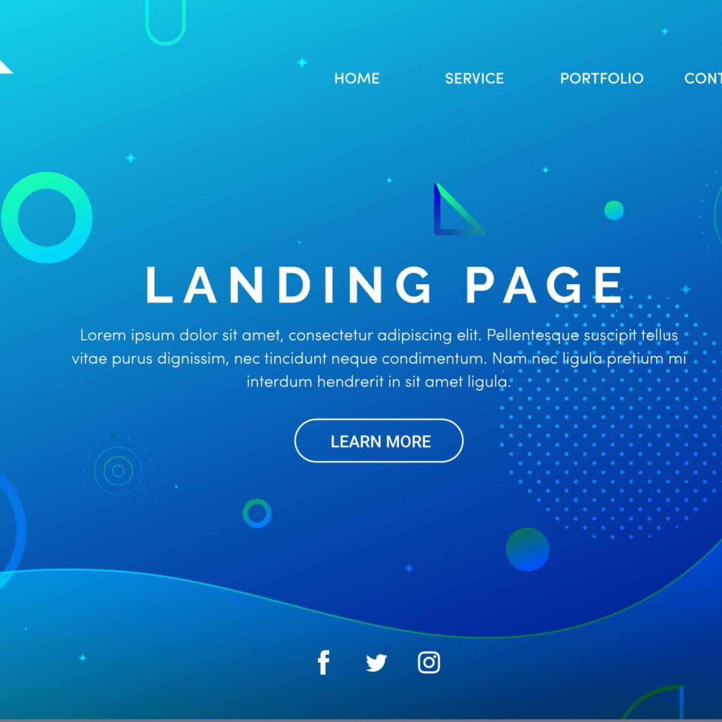 landing page untuk kegiatan teknik digital marketing online